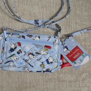 Vera Bradley Peanuts SKI JUMP SNOOPY RFID All In One Crossbody NWT 2021 Holiday
